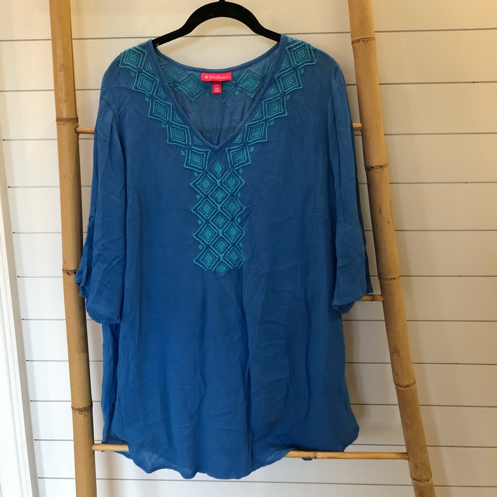 Lilly Pulitzer for target blue tunic cover up